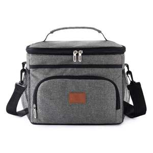 Sac isotherme réutilisable personnalisé pour pique-nique, sac à déjeuner avec bandoulière pour le camping, les sports et les voyages - Product Image 1