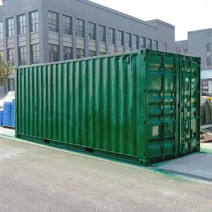 Solar Powered 20 Foot Containers Walk In Frozen Freezer Cold Rooms With Air Curtain Materials For Door