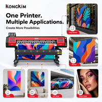 Impresora Eco Solvente de Alta Precisión Kongkim 1.3m Dual I3200 para Vinilos y Señalización