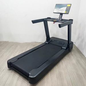 Commercial 32'' Curved Touch Screen Treadmill 2.2KW DC Motor Auto Incline Gym <b>Running</b> <b>Machine</b> - Product Image 3