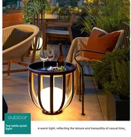 Lampe solaire de jardin en acier inoxydable IP65 étanche pour allée de jardin, éclairage paysager extérieur décoratif