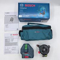 Niveau laser vert professionnel BOSCH GLL 50-15 XG, 5 lignes, 1 point de plomb, 15 m, auto-nivelant, IP54, mesure de ligne laser