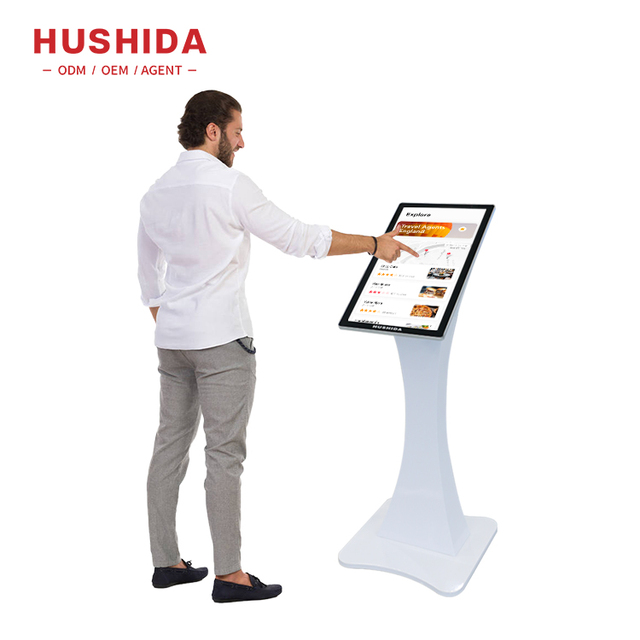 Floor Stand Self Service 21.5 Inch Android Smart Lcd Panel Interactive Tablet Touch Screen Kiosk