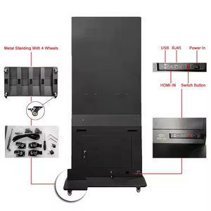 Tùy chỉnh trong nhà sàn đứng tương tác 65 ''Video hiển thị kỹ thuật số dọc AD Máy <span class=keywords><strong>LCD</strong></span> màn hình cảm ứng Máy nghe nhạc quảng cáo - Product Image 2