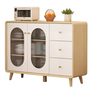 Buffet en bois de luxe léger, écologique et durable, avec porte en verre, pour <span class=keywords><strong>restaurant</strong></span>, cuisine, salon, maison - Product Image 6