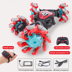 Nouvelle Voiture RC 4x4 Télécommandée pour Cascades, Voiture RC à Drift 360°, <span class=keywords><strong>Jouet</strong></span> RC Double Face pour Escalade Tout-Terrain, Voiture RC à Double Télécommande par Geste - Product Image 3
