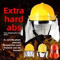 Casque de pompier Dongtu Datang FTK-Q/A certifié 3C, ignifuge, résistant aux flammes, étanche, avec joint de bordure, pour sauvetage d'urgence et sécurité