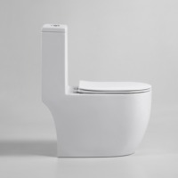 WC Céramique Sanitaire XKY à Double Chasse Siphonique Moderne, Deux Pièces, 3.0-6.0L, à Poser au Sol, pour Hôtels et Écoles