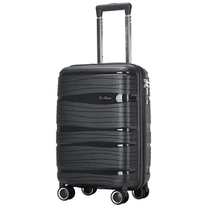 Hot sale guangzhou supplier PP suitcase set 20/24/28 inch universal wheel anti-scratch and wear-resistant luggage