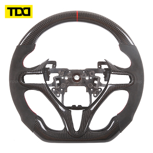 พวงมาลัยคาร์บอนไฟเบอร์แท้ TDD สำหรับ Honda Fit รุ่นที่สอง Civic รุ่นที่แปด และ Accord - Product Image 5