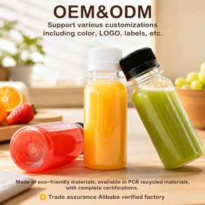 Botellas Pequeñas Vacías de PET para Jugo o Bebidas de 2oz/60ml-4oz/120ml con Tapa de Rosca para Envasado - Product Image 3