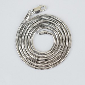 <span class=keywords><strong>925</strong></span> Sterling Silver 2 millimetri 3 millimetri Hollow Rotonda Della Catena Del Serpente Dei Monili - Product Image 1