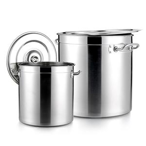 Prix d'usine, marmite en acier inoxydable industrielle et commerciale pour la restauration, grande marmite de cuisson pour <span class=keywords><strong>restaurant</strong></span>, 21L, fond simple - Product Image 6