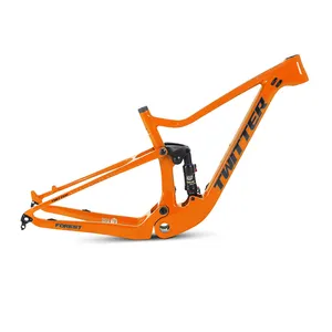 BSA73 — cadre de vélo de descente en fibre de carbone BB 29 pouces, suspension complète