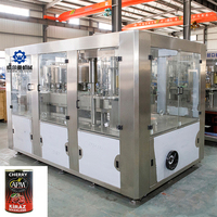 Machines automatiques de scellage de ligne de Production de mise en conserve de fruits pour le remplissage et le scellage des boîtes de conserve