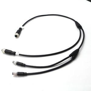 M12 3 in 1มัลติฟังก์ชันตัวผู้-ตัวเมียสายเคเบิลยืดหยุ่นสูงสำหรับอุตสาหกรรมอุปกรณ์ไฟฟ้าอีเธอร์เน็ตของแท้จากโรงงาน - Product Image 4