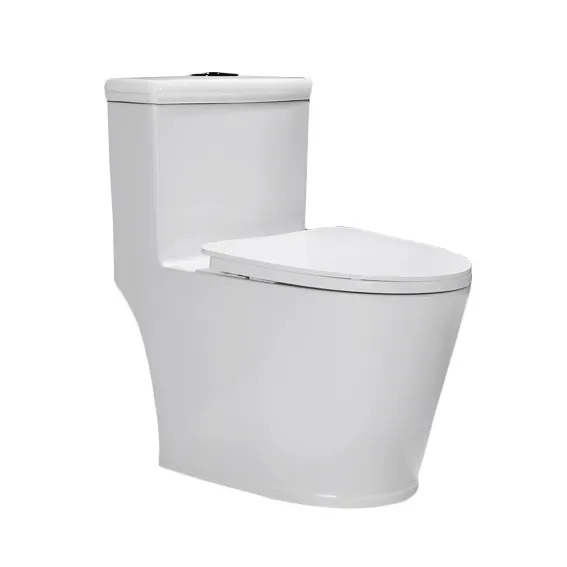 KD-T084P meilleure vente Chaozhou produits de salle de bain une pièce monté au sol blanc vitré toilette assis en céramique cuvette de toilette formulation