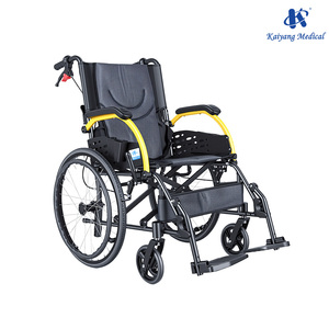 Silla de Ruedas Manual Plegable de Aluminio Ligera y Portátil para Fisioterapia y Equipo Médico - Product Image 3