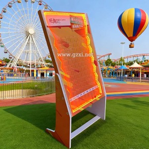 Jeu de carnaval géant <span class=keywords><strong>en</strong></span> <span class=keywords><strong>bois</strong></span> et métal Plinko, jeu de société intérieur/extérieur, location pour fêtes, divertissement événementiel, best-seller pour parcs de trampolines - Product Image 2