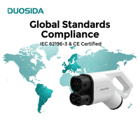 Prise CCS Type 2 150A approuvée TUV, ignifuge, système à double capteur pour le Brésil