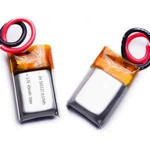 Nhỏ nhất có thể sạc lại 3.7V 45mAh 65mAh 70mAh pin <span class=keywords><strong>lithium</strong></span> ion 501117 JH thương hiệu licoo2 cathode 500 chu kỳ Pouch - Product Image 2