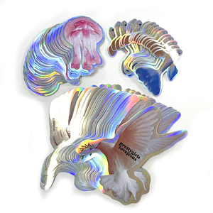 Stiker grafiti vinil kulit telur kustom dengan cetakan UV Logo hologram kualitas tinggi untuk penggunaan kerajinan - Product Image 1