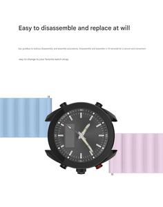 สายนาฬิกาซิลิโคนแม่เหล็กแบบสองสี Upro สำหรับ Huawei GT6 GT5 Samsung Galaxy Watch 7 6 5 4 สายแบบสปอร์ต ขนาด 14 มม.-22 มม. - Product Image 6