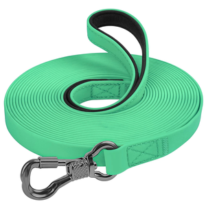 Henshine, precio de fábrica, correas de nailon recubiertas de PVC, mango acolchado extremadamente suave, juego de correa para perros al aire libre impermeable e inodoro - Product Image 1