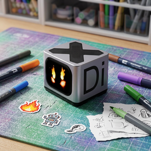 The Magic <strong>Cube</strong> Mini AI Wireless Speaker, with a Display and Call Function, Is Suitable for the Office, Parties, and More. - Product Image 1