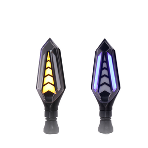 Sửa đổi ABS phổ biến xe máy Đèn báo rẽ dẫn hai mặt phía trước mũi tên hai màu chạy đèn quay - Product Image 2