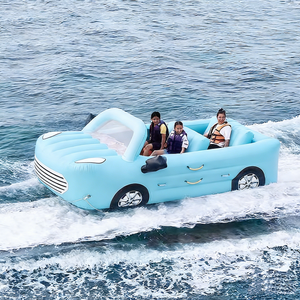 Giochi Acquatici Gonfiabili in PVC da 0,9 mm per Adulti, Attrezzatura Speciale per Parchi Acquatici Galleggianti, Trainabili da Auto o Motoscafo - Product Image 1