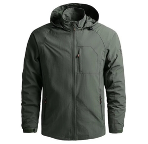 Abrigo de otoño suelto informal de secado rápido para hombre, chaqueta de motocicleta para deportes al aire libre, chaqueta con cremallera de diseñador personalizado para hombre, fabricante - Product Image 4