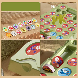 Unisex đôi Bộ nhớ động vật trái cây phù hợp với lật cờ vua câu đố logic suy nghĩ Hội Đồng Quản trị trò chơi trẻ em tuổi từ 5 7 năm - Product Image 6