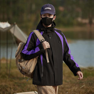 Veste tactique unisexe à capuche zippée en polaire pour sports <span class=keywords><strong>de</strong></span> plein air, manteau softshell chaud automne-hiver, coupe-vent et imperméable - Product Image 4