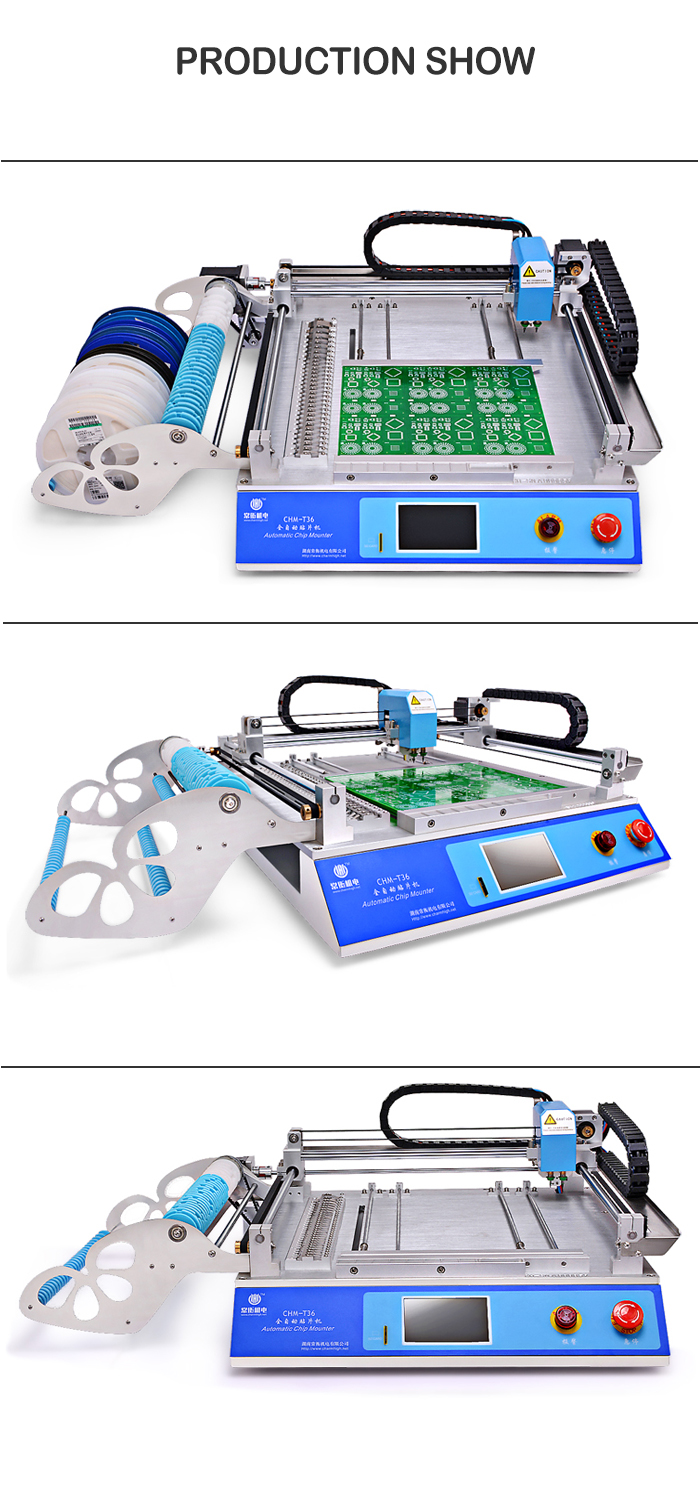 Manual Operation Desktop 2 Head Charmhigh Pick And Place Feeder Technology