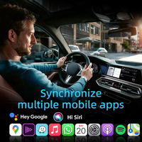 Dongle sans fil 2-en-1 CarPlay et Android Auto Plug & Play, WiFi 4, BT4.2, design discret pour système multimédia automobile – Prix usine