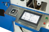 Nouvelle ligne de production entièrement automatique HENYUE Servo 4 couleurs Flexo pour papier/carton avec séchage UV, rouleaux d'étiquettes, vitesse élevée 100m/min