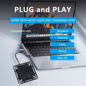 Module de caméra dôme USB2.0 32MP AF UVC Vision nocturne Plug-and-Play Connecteur 5 broches 1,25 mm Utilisation intérieure Reconnaissance faciale Haute résolution - Product Image 3
