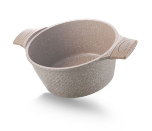 Marble Color <strong>Fish</strong> Scale Pattern Casserole with Silicone Lid Soup &amp; Stock <strong>Pots</strong> with Induction Bottom - Product Image 5