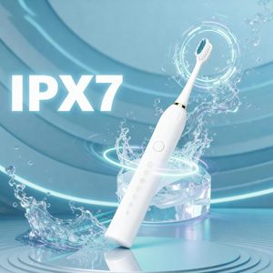 Brosse à dents sonique électrique automatique rechargeable pour enfants, étanche IPX7, avec tête de brosse souple, blanchissante, pour le voyage, vente en gros - Product Image 6