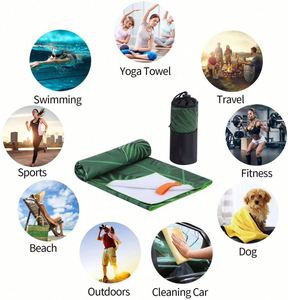 Toalla de Playa de Microfibra de Secado Rápido, Personalizada con Sublimación, Impresa, Reciclada, Libre de Arena, con Logotipo - Product Image 3