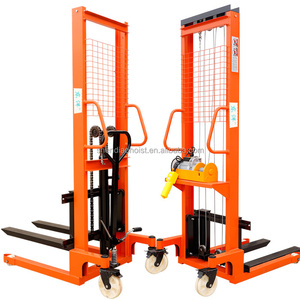 मैनुअल स्टेकर पैलेट स्टेकर हाइड्रोलिक 2000 किलोग्राम फोर्कलिफ्ट मैनुअल पोर्टेबल 500 किलोग्राम 1000 किलोग्राम हाथ फोर्कलिफ्ट - Product Image 3