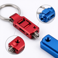 Services de fraisage sur mesure pour composants de déconnecteur anodisés, y compris porte-clés et pièces de commutateur à levier en aluminium usiné CNC de précision