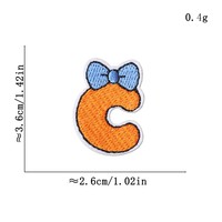 Patchs brodés numérotés colorés de dessins animés, thermocollants et à coudre, pour vêtements d'enfants, sacs, chaussures, chapeaux, réparation et décoration
