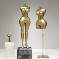 Mannequin africain grande taille demi-corps, fesses et poitrine généreuses, en FRP, pour présentation de vêtements en magasin, support d'affichage BBL