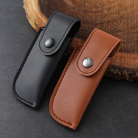 Étui en Cuir pour Couteau Pliant de 14 cm, Fourreau de Couteau de Poche EDC de 5,5 Pouces, Pochette de Protection en Cuir pour Couteau à la Ceinture, Personnalisable