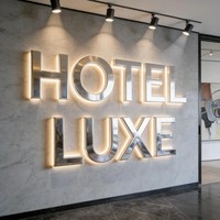 Letrero Luminoso de Canal Metálico 3D para Exteriores, Letrero LED Acrílico 3D Personalizado para Negocios en Interiores, Venta de Fábrica