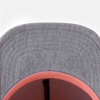 Casquette de baseball rose en coton peigné brodé, style européen et américain, hip-hop, 6 panneaux, imprimée numériquement, populaire toutes saisons
