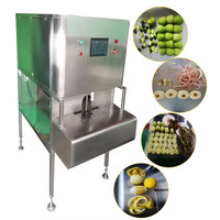Industriële Sinaasappel Peer Citroen Persimmon Draak Fruit Mango Slice Snijmachine Dunschiller Gesneden Schil Machine