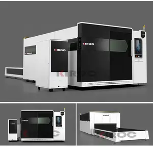 KIROC Factory Wholesale High Precision Cnc 6000W Metal Sheet Fiber Optic Laser Cutting Machine